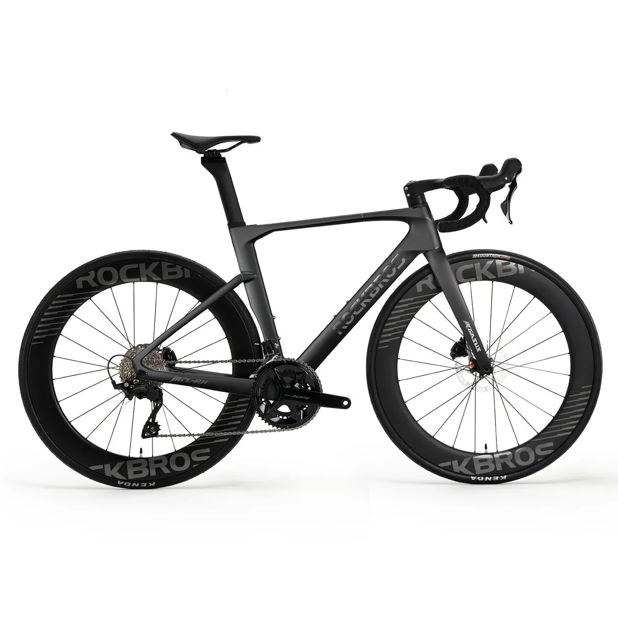 PGZ Carbon Fiber Road Bike in Black