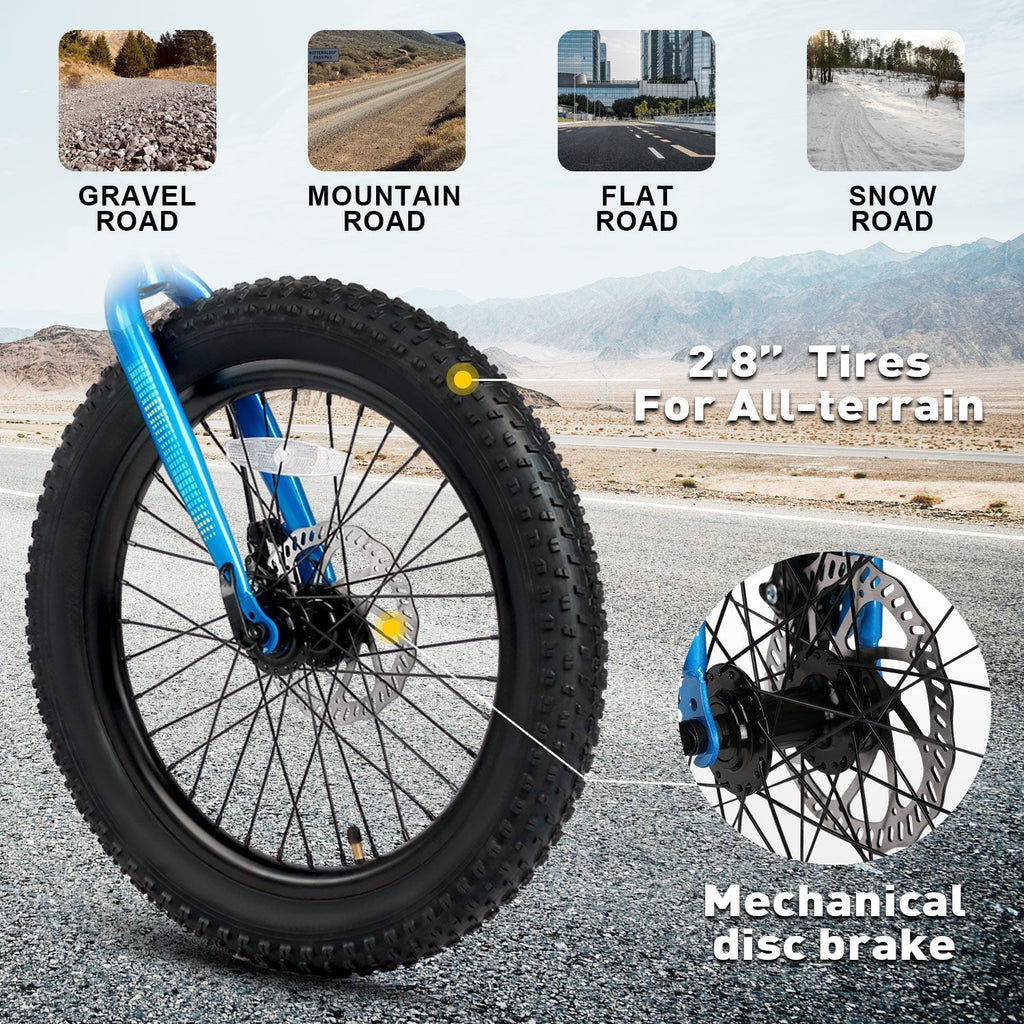 Glerc 20" Mountain Bike For Beginner - Mars