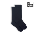 Socks - Black Logo Wool