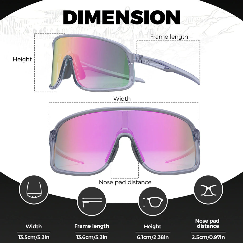 Polarized Photochromic Cycling Sunglasses