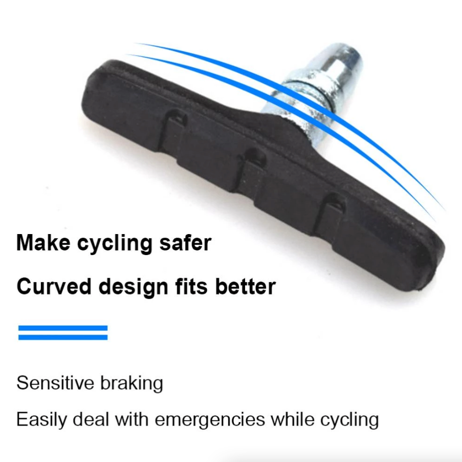 5 Pairs High Grade Cycling Bicycle Bike V Brake Pads 70mm Shoes Pads