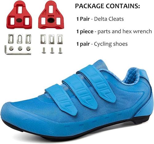 Mens Womens Cycling Shoes Compatible with Peloton Road Bike Size