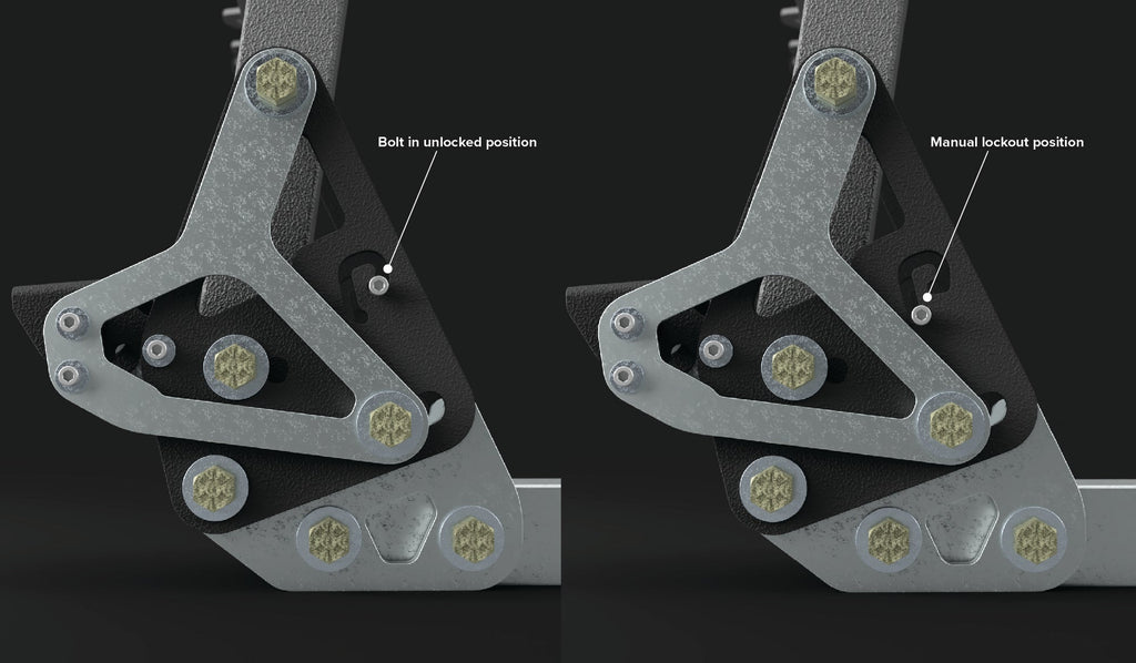 Lolo Racks 4 Bike Rack with Foot Activated Tilt