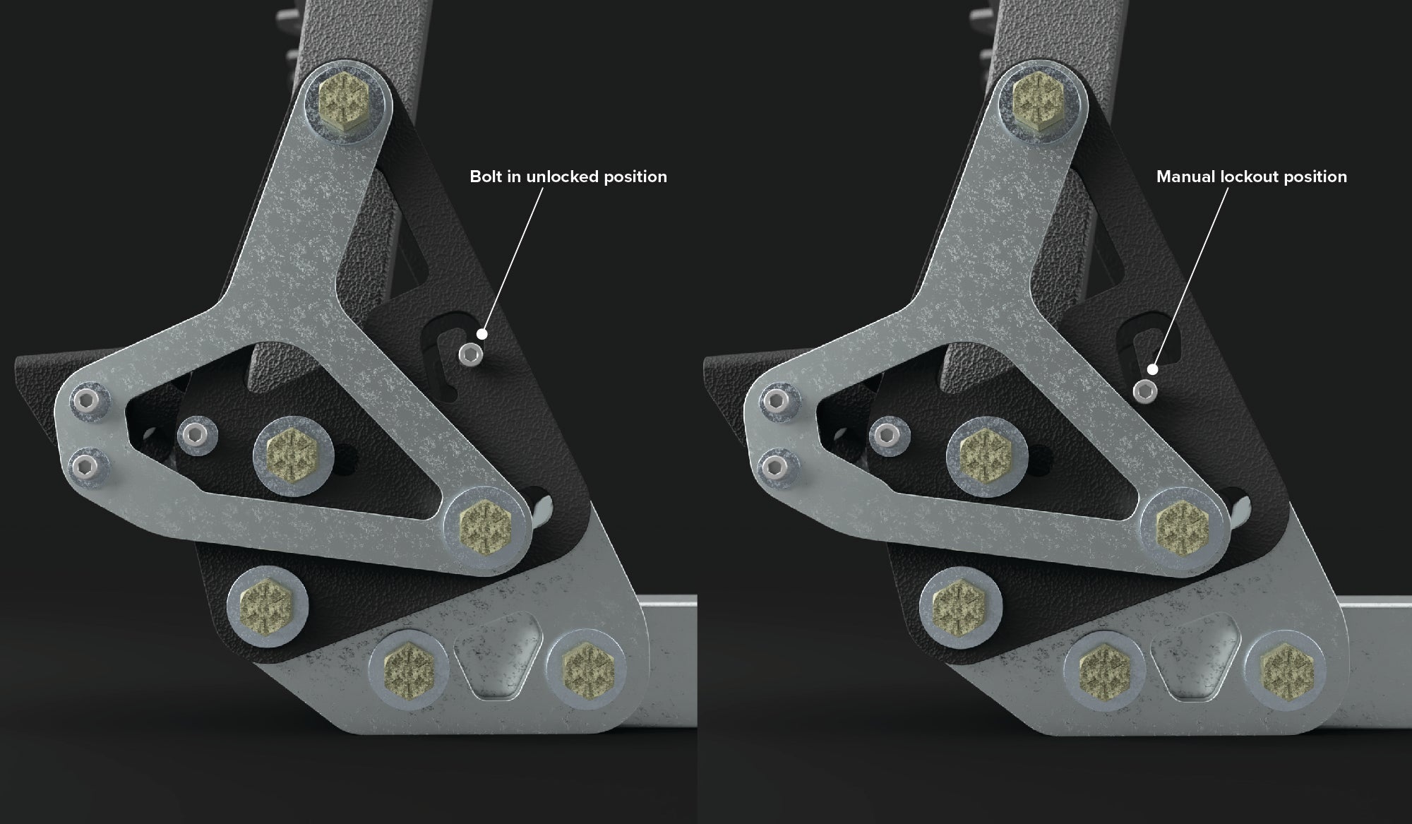 Lolo Racks 4 Bike Rack with Foot Activated Tilt
