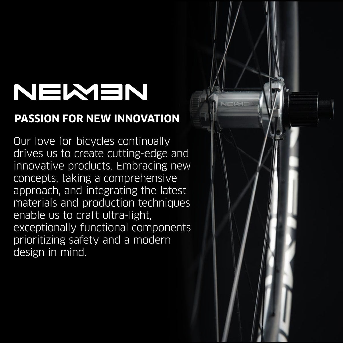 NEWMEN Rear Wheel - Advanced A.50 622 21h FADE R SJ CL 12x142 XDR - Road