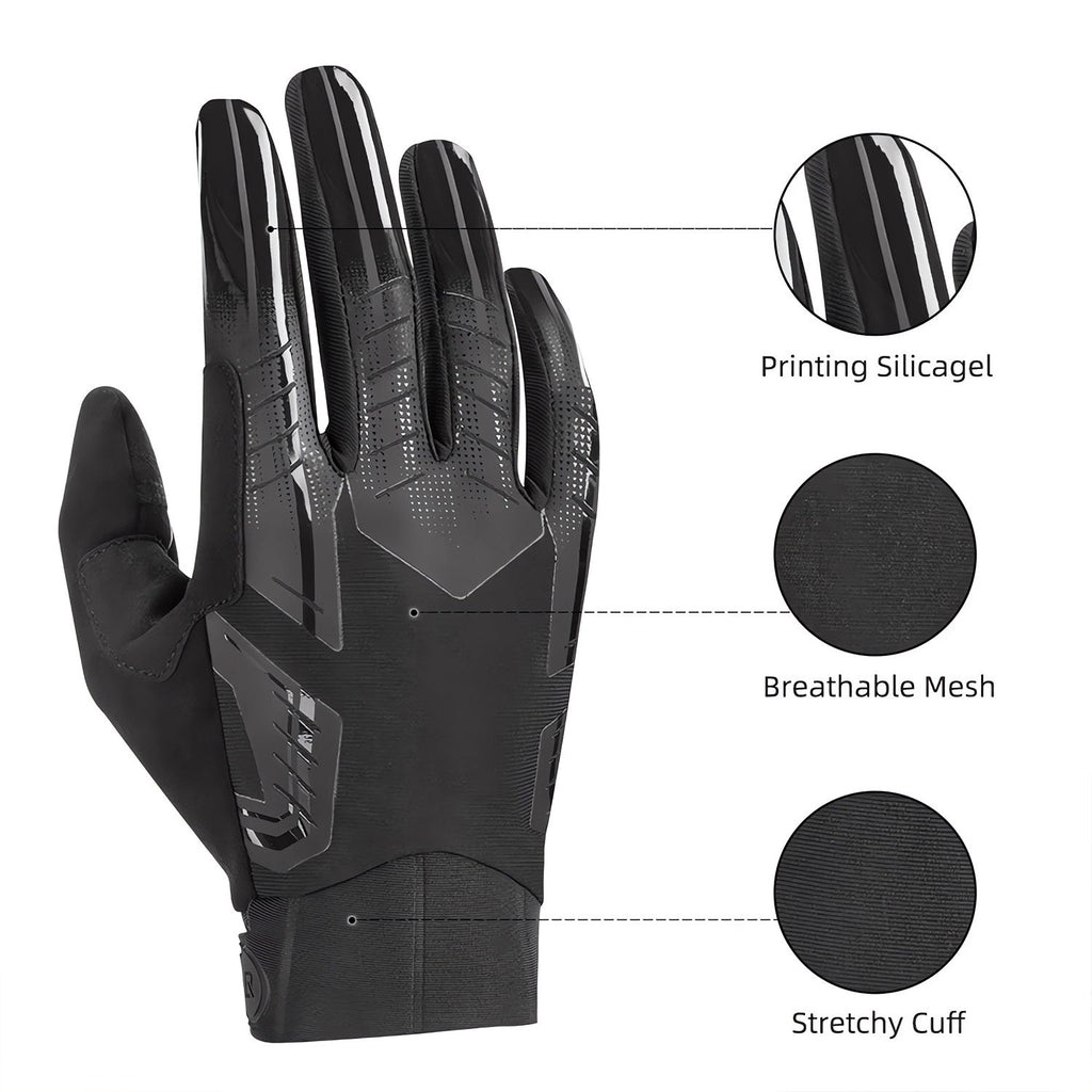 Winter Windproof Silicone Full-Finger Cycling Gloves