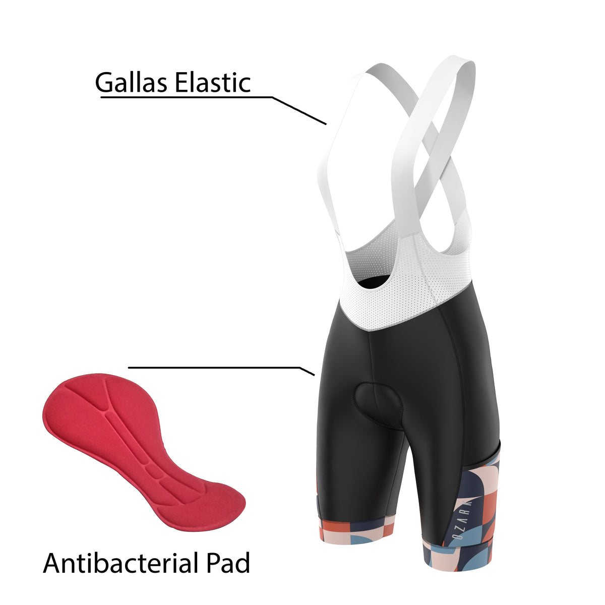 Women's Bib Shorts | Retro
