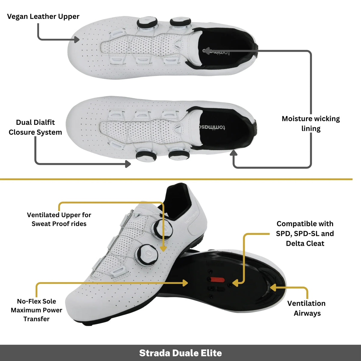 Tommaso Men's Strada Elite Duale