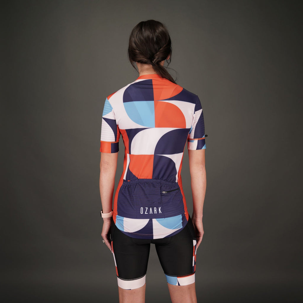 Women's Short Sleeve Cycling Jersey | Retro