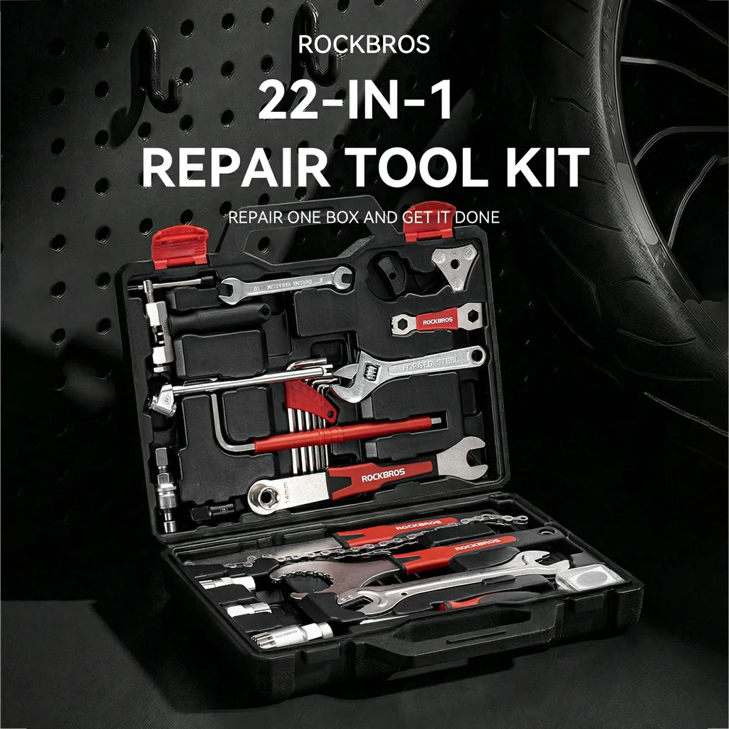 22-IN-1 Bike Repair Tool Kit for Mountain/Road Bike
