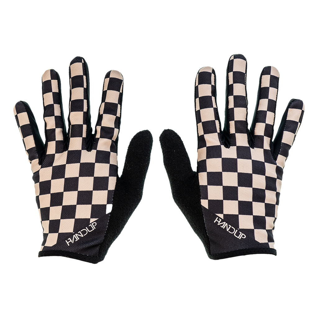 Gloves - Checkered Black/Tan