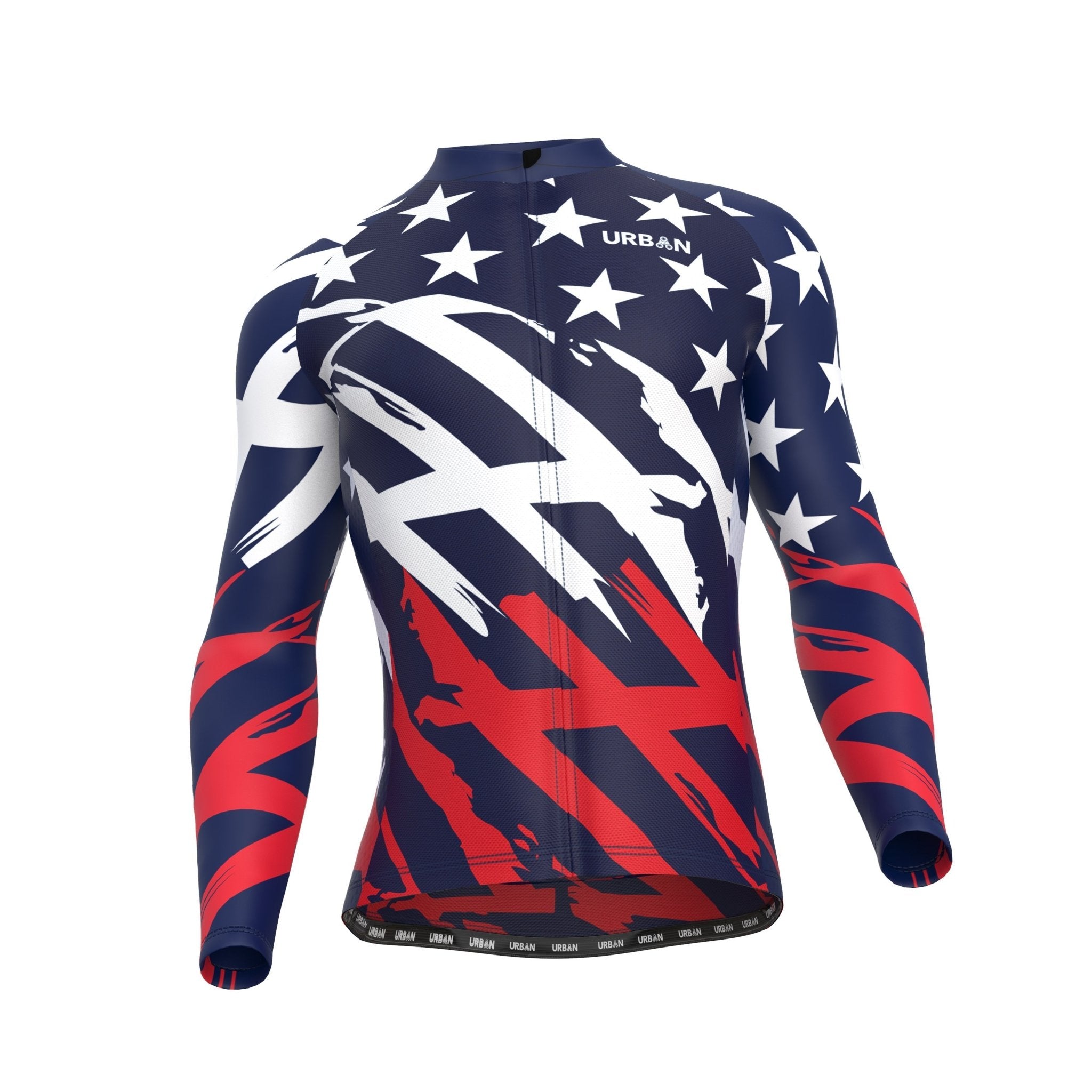 Men's All-American Long Sleeve Jerseys / Bib Tights (regular fabric)