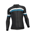 Urban Cycling Men’s Classic Black Long Sleeve Jersey & Cargo Bib Tights Kit – Comfort, Fit, and All-Season Performance