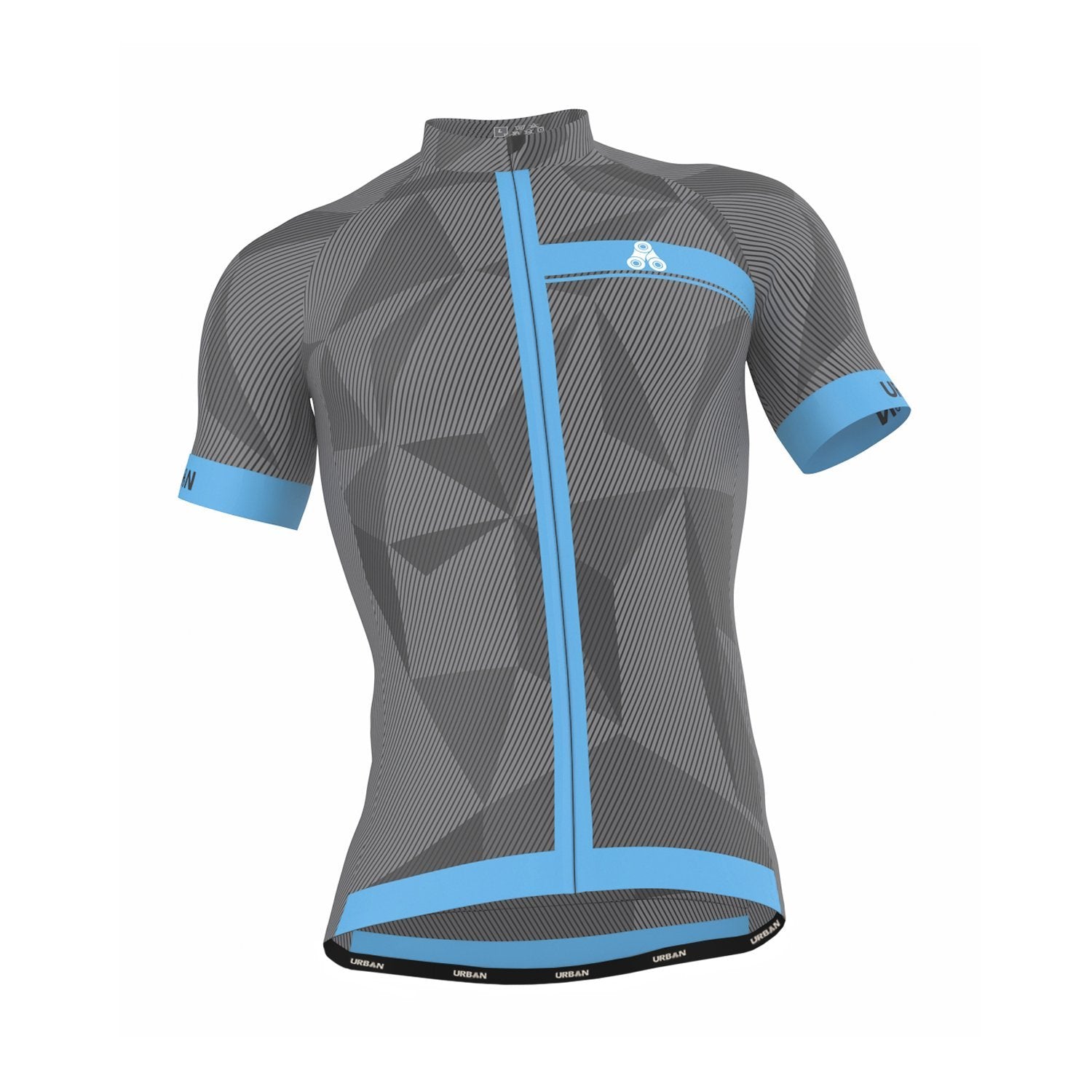 Men’s Elite Graphite Cycling Jersey & Bib Shorts – Road & Gravel Performance Kit
