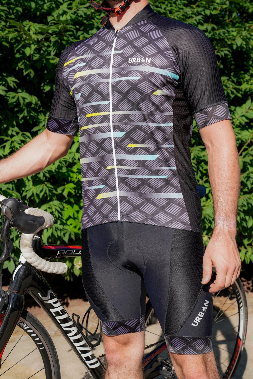 Men’s Pro Urban Cycling Carbide Kit — Performance Jersey & Bib Shorts