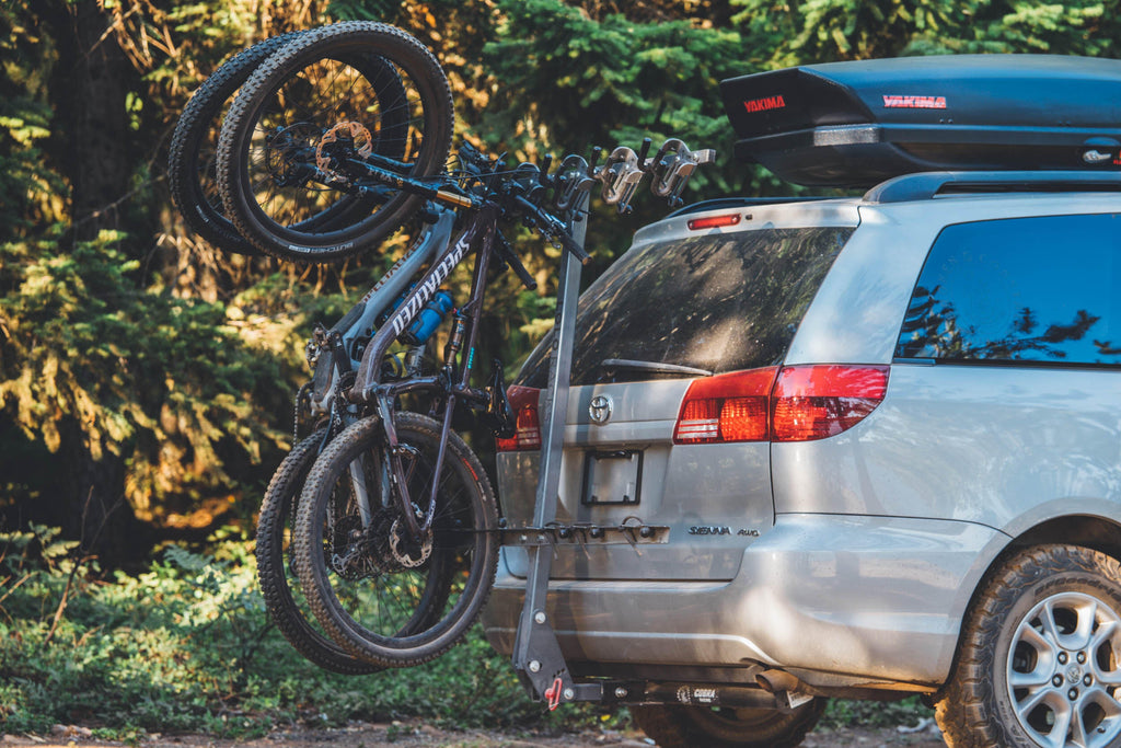 Lolo Racks 4 bike rack for 2" inch hitch with standard pull pin tilting