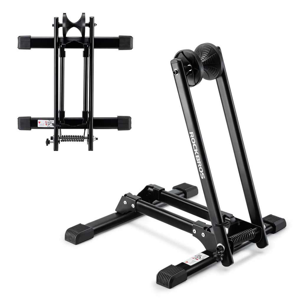 ROCKBROS Foldable Bike Stand Portable Bicycle Rack for Easy Storage