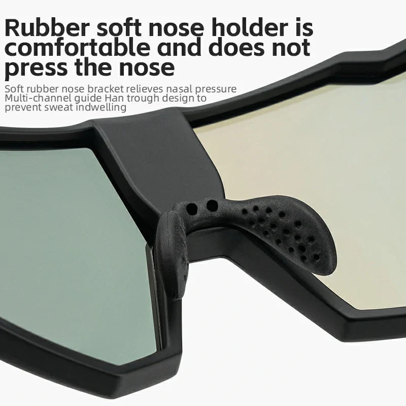 Smart Electronic Color-Changing Cycling Sunglasses