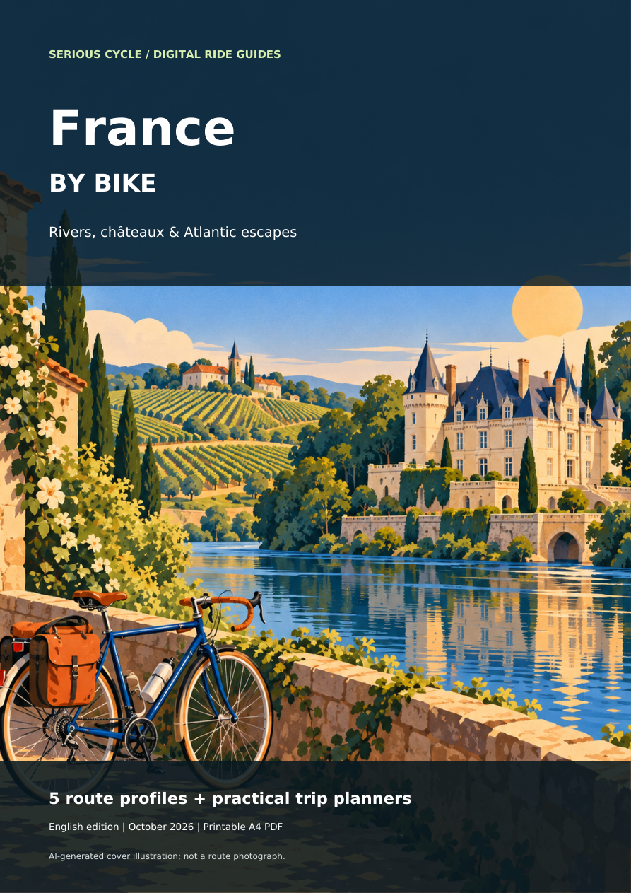 France by Bike: illustrated Serious Cycle guide cover