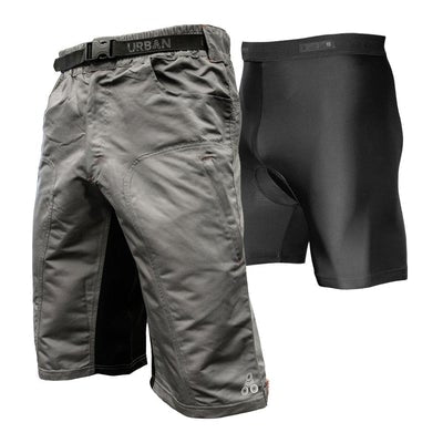 Enduro Men’s MTB Shorts with Padded Underliner – Trail-Ready Comfort and Performance (Grey, Black, or Plaid)