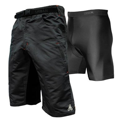 Enduro Men’s MTB Shorts with Padded Underliner – Trail-Ready Comfort and Performance (Grey, Black, or Plaid)