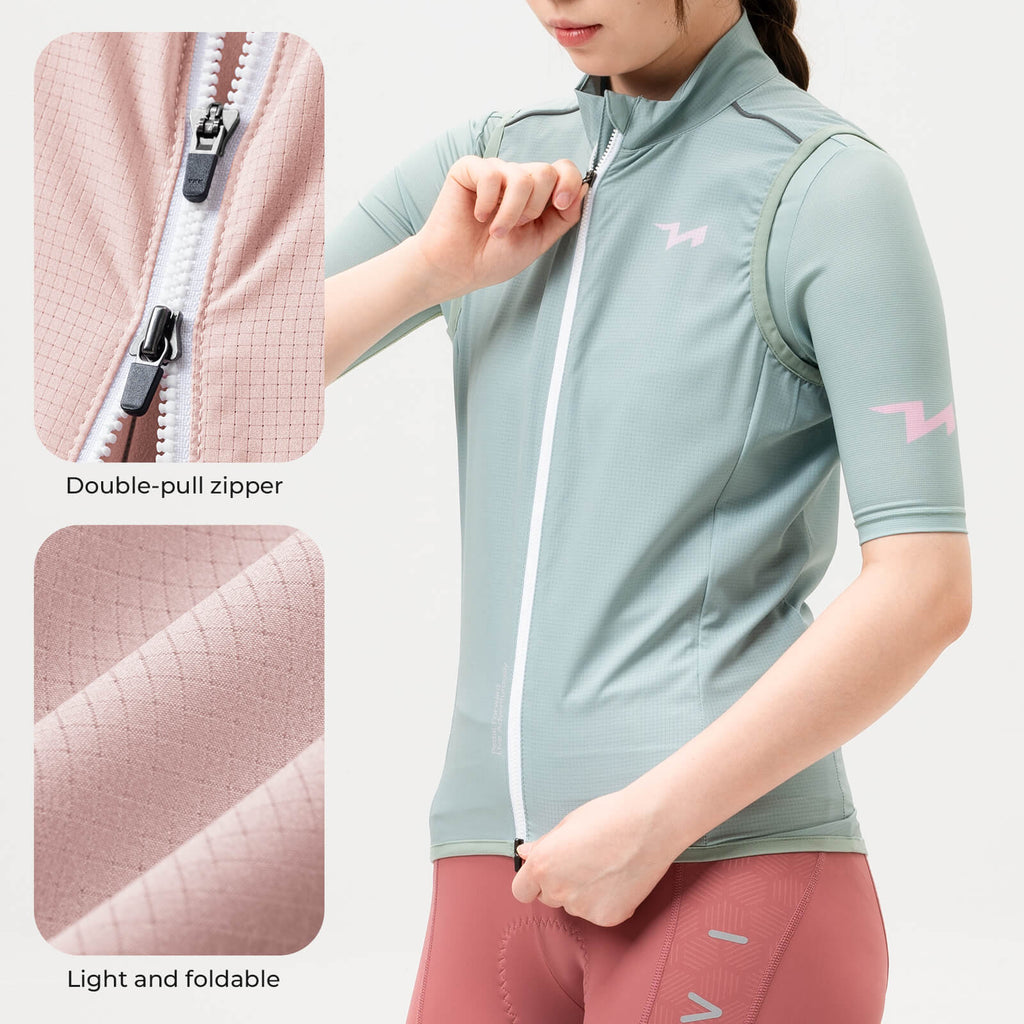 TVI Women's Cycling Vest Windproof - MJ008