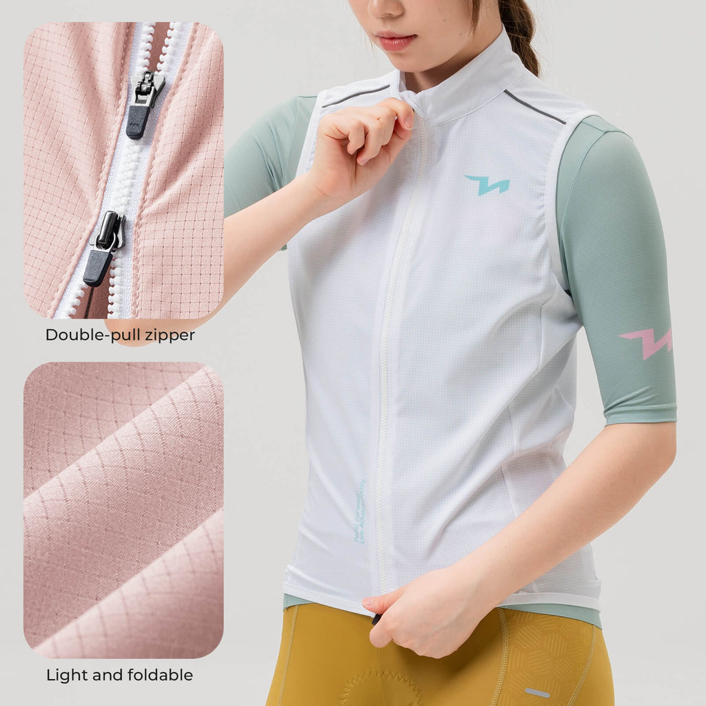 TVI Women's Cycling Vest Windproof - MJ008