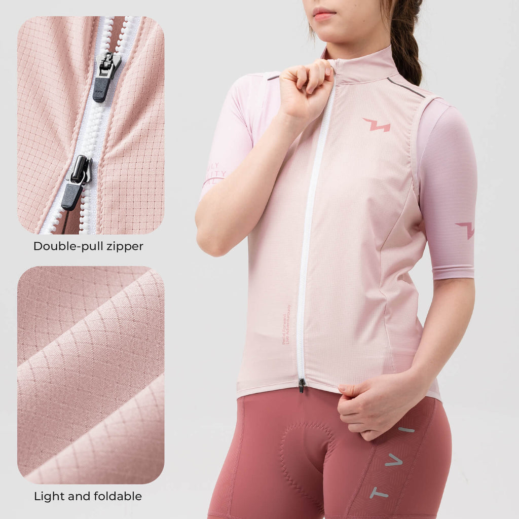 TVI Women's Cycling Vest Windproof - MJ008
