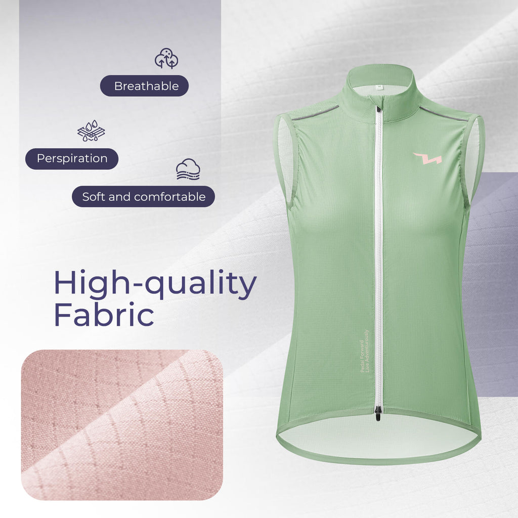 TVI Women's Cycling Vest Windproof - MJ008