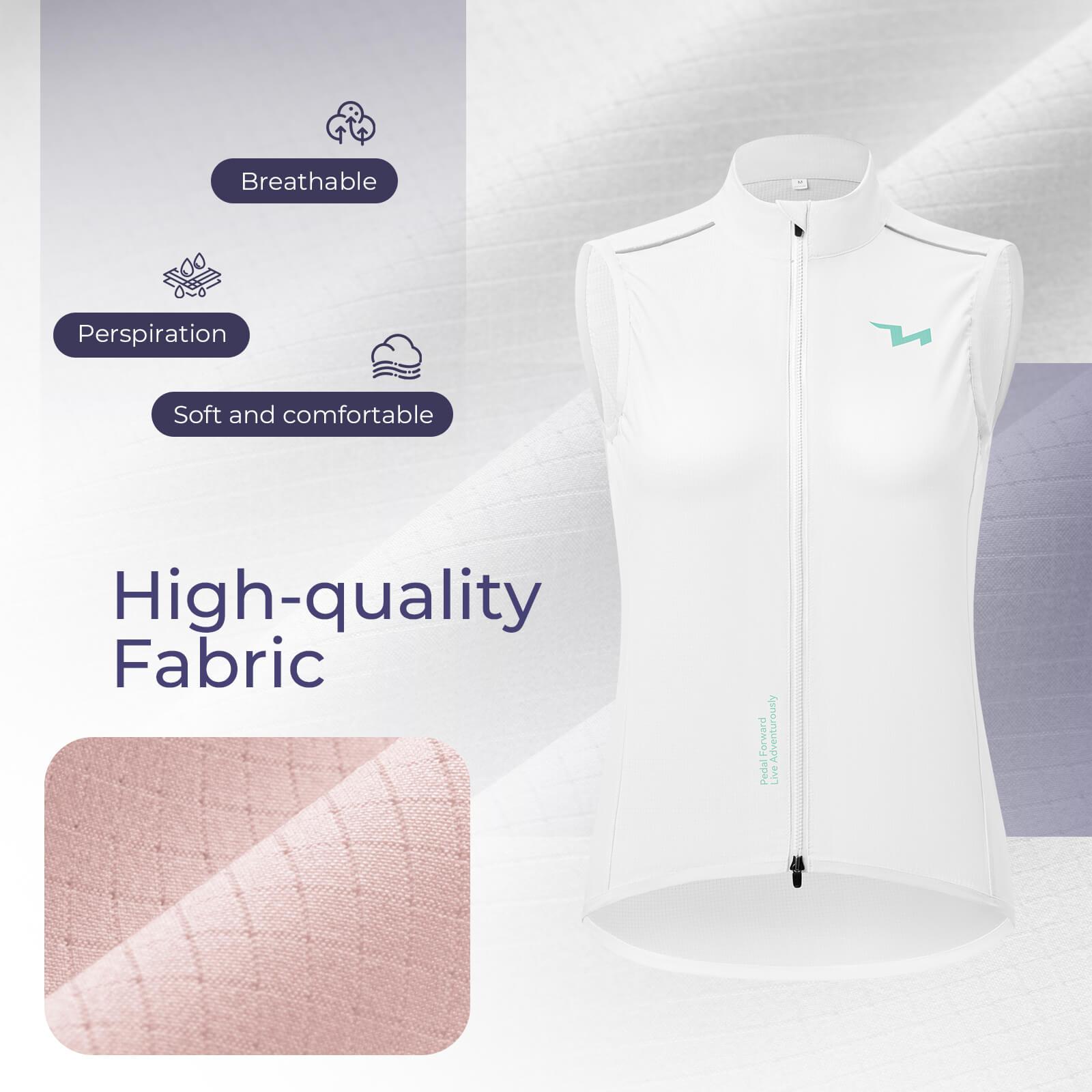 TVI Women's Cycling Vest Windproof - MJ008