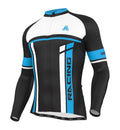 Urban Cycling Blue Thermal Winter Fleece Jersey Bib Tights – Insulated Cold-Weather Cycling Performance