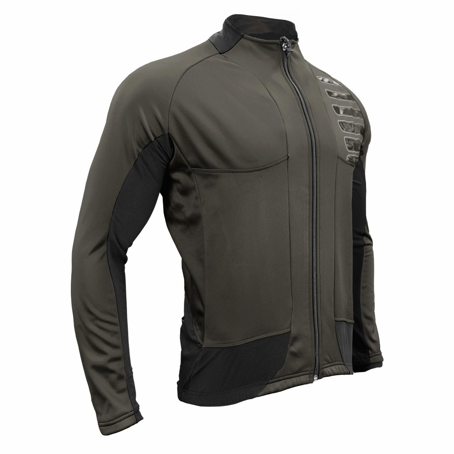 Urban Cycling Reflector Winter Softshell Cycling Jacket – Windproof, Water-Resistant, High-Visibility