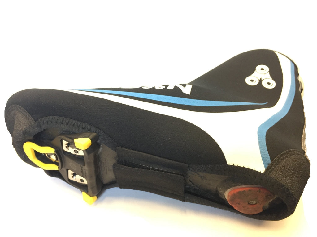 Urban Cycling Shoe Covers with Reflective Zipper - Windproof, Waterproof Neoprene Overshoes for Road and MTB, All Clip Shoe Type
