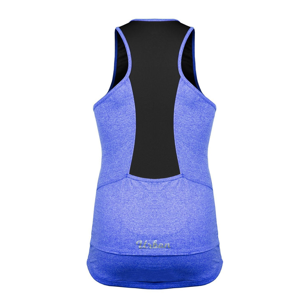 Urban Cycling Women’s Racerback Tank Top with Pockets – Lightweight, Breathable Performance for Cycling and Running